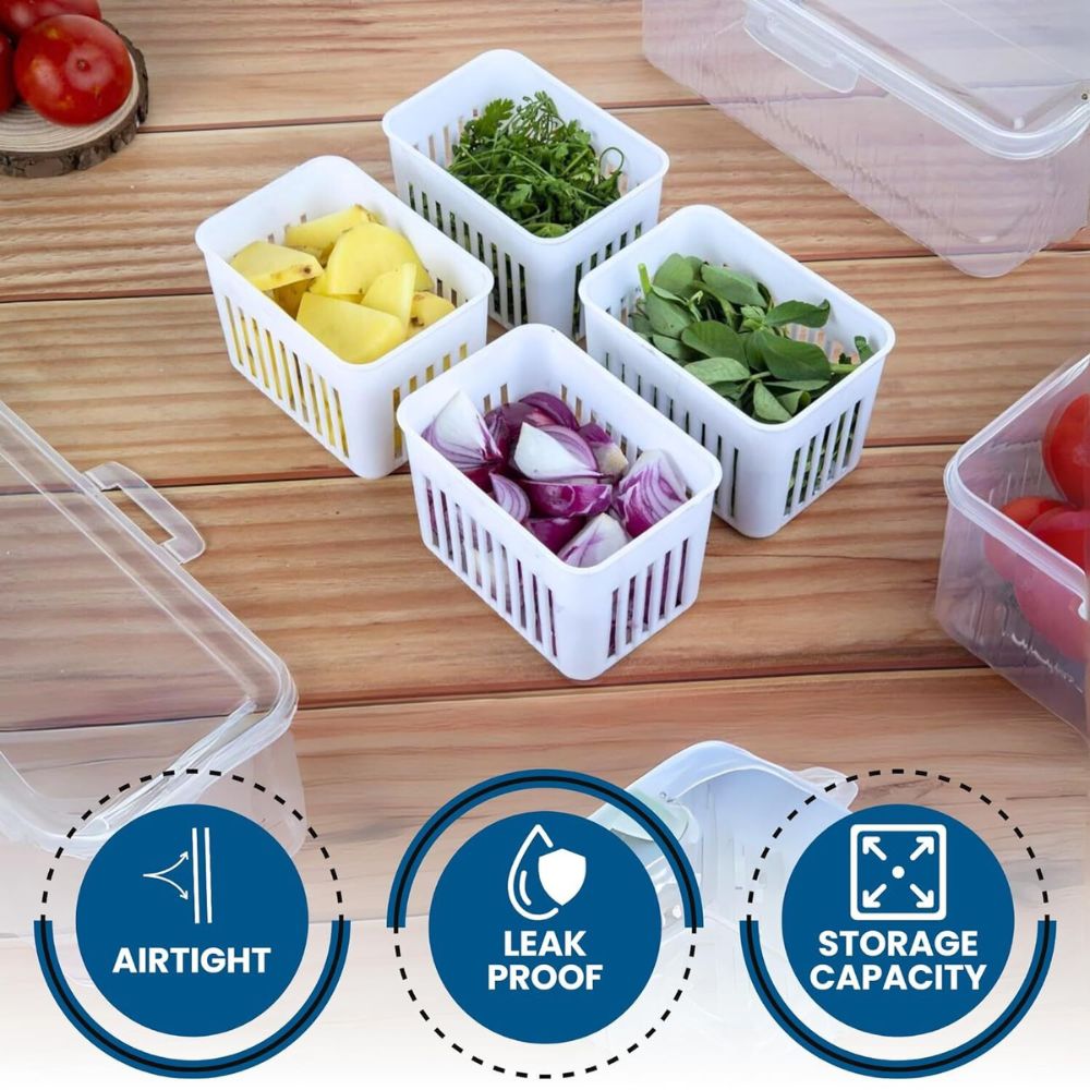 Food Storage Containers with Lids Airtight